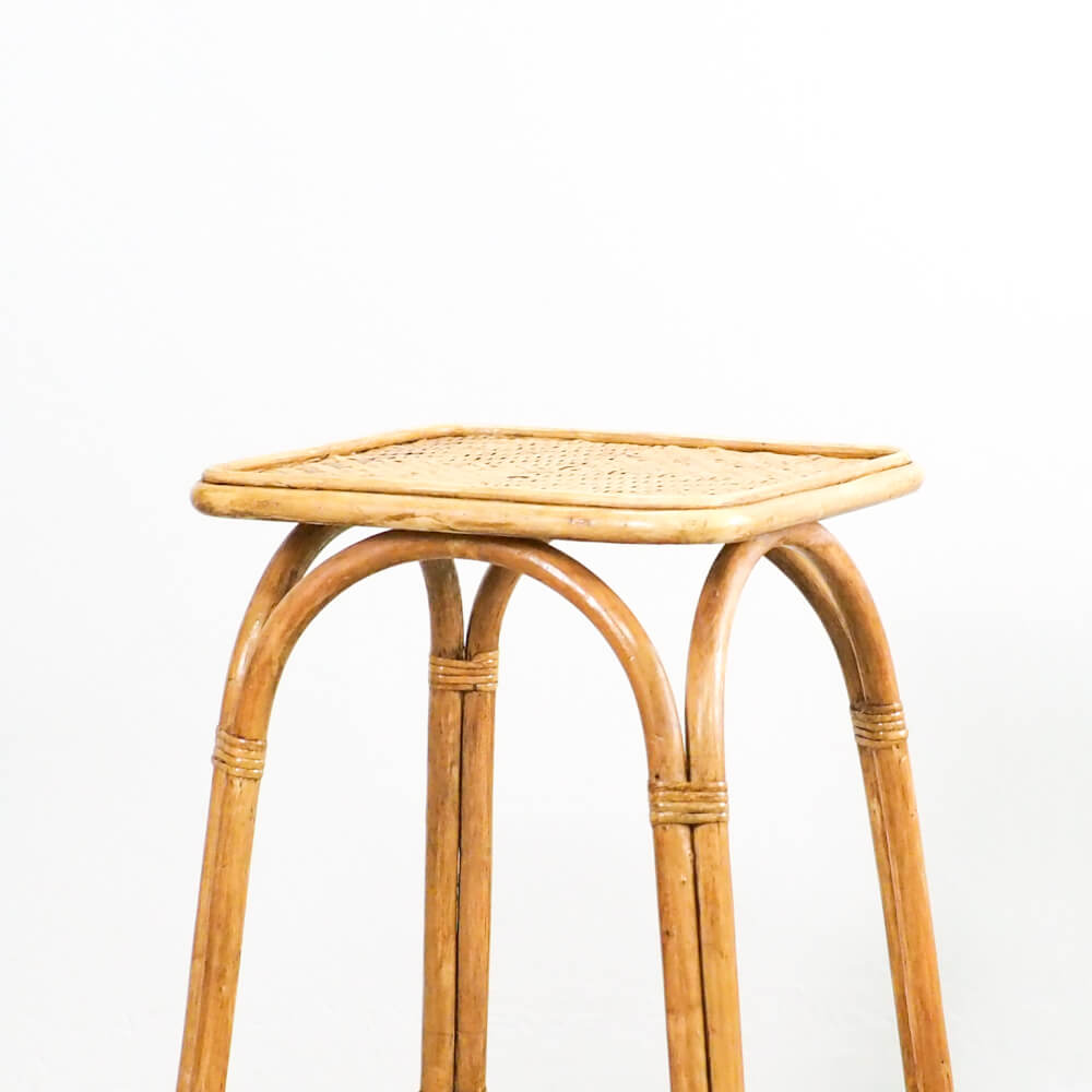 โต๊ะข้าง หวายแท้ PISAMAI รุ่น ALTO SIDE TABLE ทรง MINIMAL ขนาด 40*40*70 ซม. สีธรรมชาติ_1